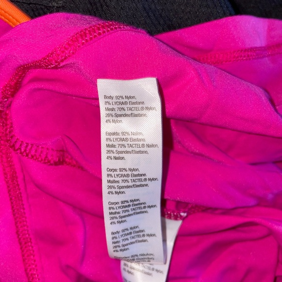 Spanx Womens Peplum Shaper Tank Hot Pink Racer Back Activewear size Large - Picture 4 of 4